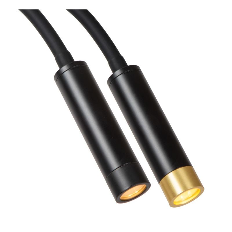 Lucide ALEC - Nástenné bodové svietidlo / Nástenné svietidlo - LED - G9 - 1x3W 2700K - Vrátane výmenných tienidiel - Čierna